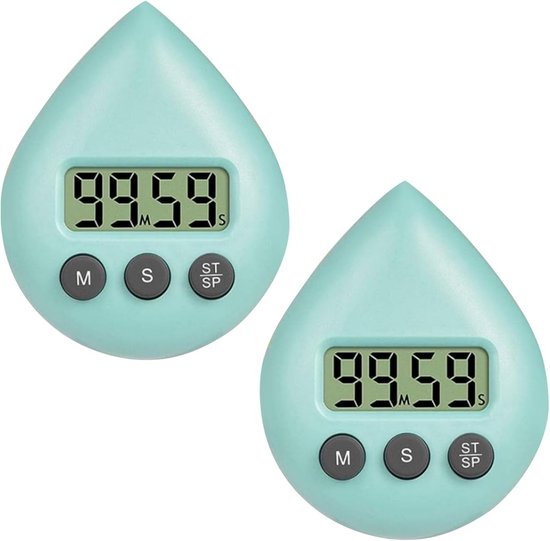 Digitale Duschzeitschaltuhren Im 2er-pack Für Kinder Und Erwachsene Wasserdichte Duschzeitschaltuhr Mit Alarm Und Saugnapf Energiesparende Und