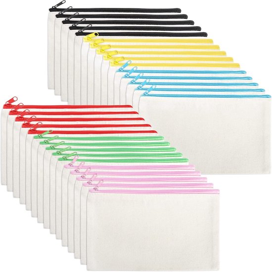 30 Dokumententaschen 6 Farben Mit Reißverschluss Individuell Gestaltbar Geeignet Für Dokumente Kosmetikartikel Schreibwaren Usw Ideal Für Und