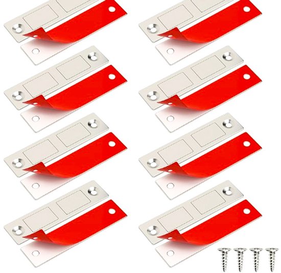 Magnetverschluss 8 Stück Magnetischer Türschließer Türmagnet Türschlossmagnet Schrankmagnet Türverschluss Magnetischer Schnapper Schubladenmagnet