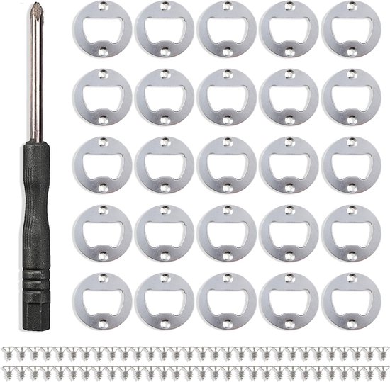 Komplettes Set Mit 25 Flaschenöffnern Aus Edelstahl Für Küche, Bar Und Restaurant – Ideal Für Diy-projekte Und Partys