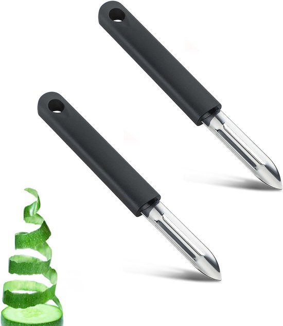 2-teiliger Premium-kartoffelschäler Gemüseschäler Professioneller Gurkenschäler Spargelschäler Kartoffelschäler Aus Edelstahl Karottenschäler