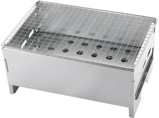 Grillbesteck-set – Tragbarer Mini-outdoor-grill, Präzisionsgrill Für Camping, Wanderungen Und Picknicks