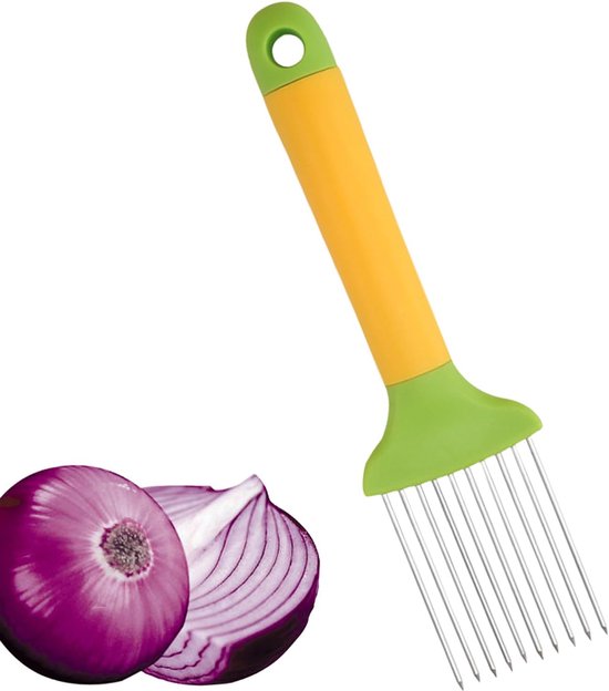 Zwiebelschneider Für Die Küche Mit Sicherem Griff Multifunktionales Küchengerät Gemüse Und Obstschneider Für Kartoffeln Tomaten Avocados Eier Und