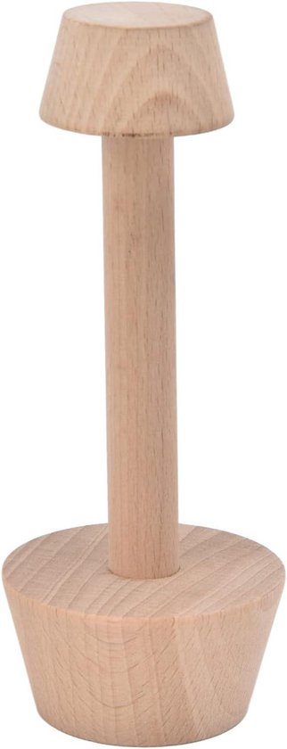 Eierkuchen-stößel Aus Holz Mit Doppelseitigem Drücker – Backformwerkzeug Für Eierkuchen, Muffins Und Törtchen