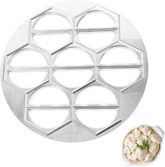 Dailygoods - Ravioli-form, Pelmeni-form, Teigtaschen-pelmeni-form, Ravioli-form Aus Aluminiumlegierung, Küchenbackutensilien, Backen (14 Löcher)