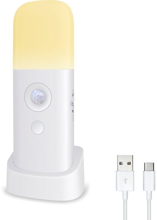 Led-nachtlicht – Bewegungssensor – Usb-aufladbar – 2000 Mah