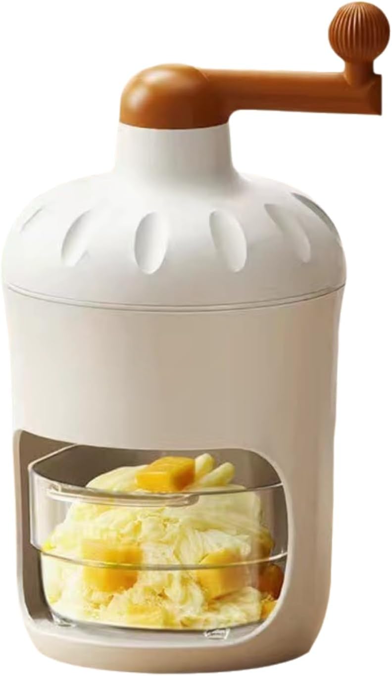 Handbetriebene Eiscrusher-maschine, Tragbarer Manueller Eisrasierer Mit Edelstahlklinge Und Schüssel Für Den Privaten Und Gewerblichen Gebrauch, Z. B. Für Cocktails Und Smoothies