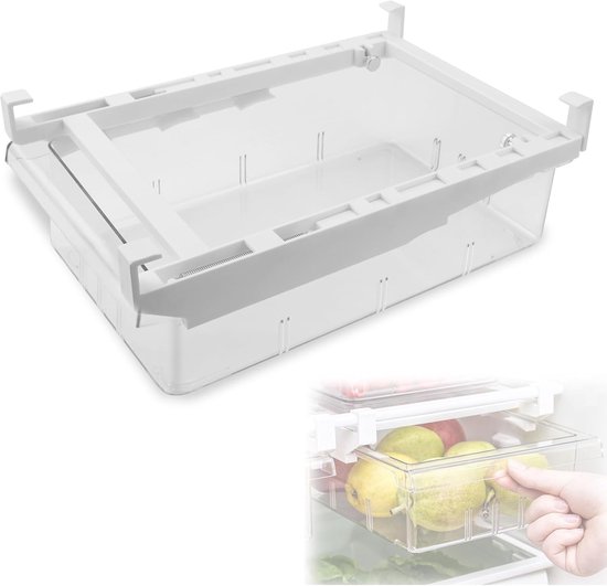 Kühlschrank Schublade Auszugskühlschrank Organizer Schublade Transparentes Aufbewahrungssystem Kühlschrank Für Gemüse Obst Eier Getränke