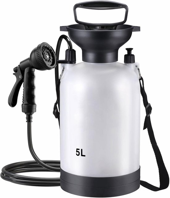 Dusche – Camping-duschbeutel – Außendusche – Tragbare 5-liter-druckdusche Mit Manuellem Wassersprüher – Kompakte Außendusche Für Camping Und Wandern