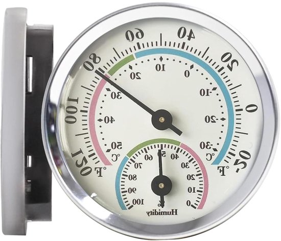 Allecto Plus – Analoges Präzisions-thermometer Und Hygrometer Für Den Innenbereich Mit Temperaturregelung