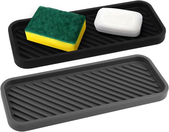 Seifenschalen, Schwammhalter, Spülbecken-organizer Für Schwämme, Bürsten Und Seife – Silikon-abtropfmatte