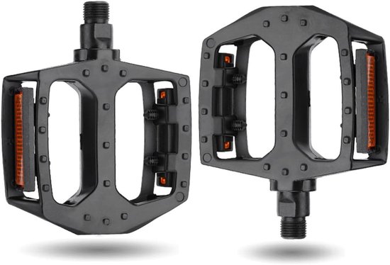 Allecto Plus - Fahrradpedale Für Mountainbikes Und E-bikes Mit Antirutschbeschichtung Und Reflektoren