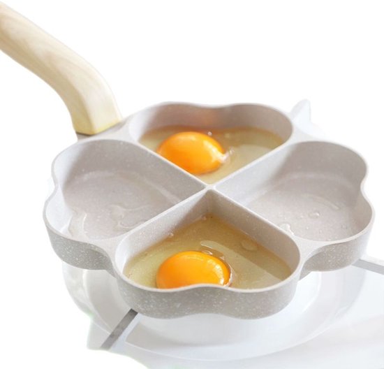 Eierpfanne In Herzform Mit 4 Mulden Antihaftbeschichtet Granit Kleine Pfannen Induktionsgeeignet Auflaufform Kreative Und Niedliche Omelettpfanne