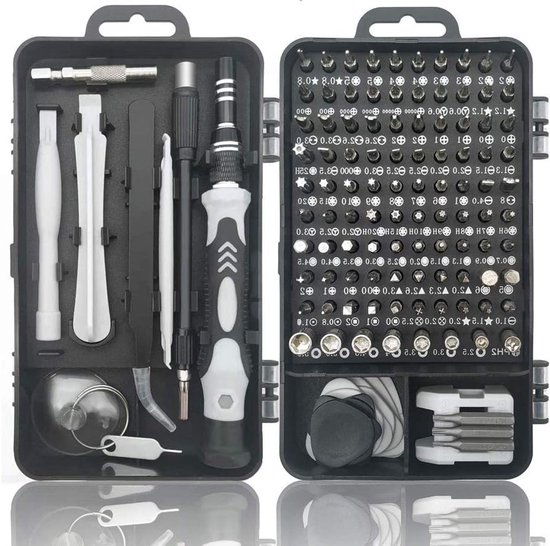 115-in-1 Präzisionsschraubendreher-set Für Reparaturen – Magnetisches Schraubendreher-set Und Tragetasche