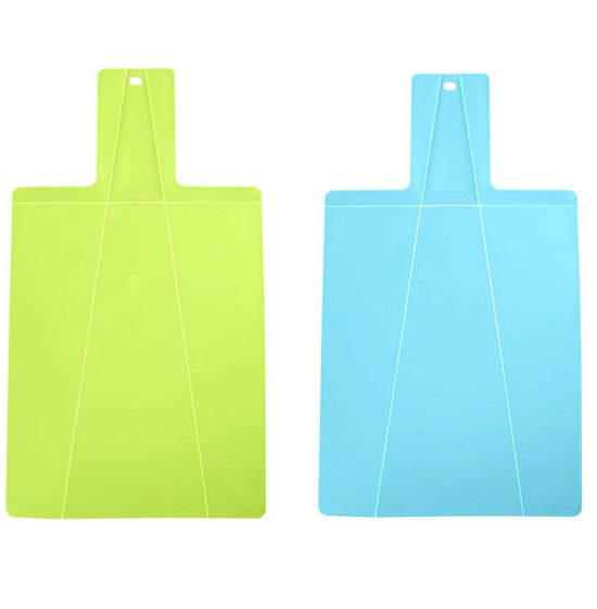 Dailygoody Schneidebrett Faltbar Rutschfeste Oberfläche 38 1 X 20 3 Cm Spülmaschinenfest 2-teiliges Set Für Die Küche Geeignet Zufällige 38,1 20,3 Cm