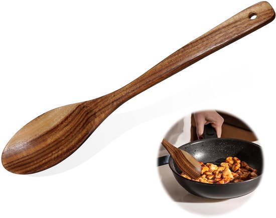 Kochlöffel Aus Holz – Teakholz – 1 Stück