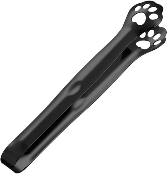Küchenzange „katzenpfote“ – Servierzange, Grillzange – Buffet-küche – Lebensmittelechter Edelstahl – 17,5 Cm – Mehrfarbig