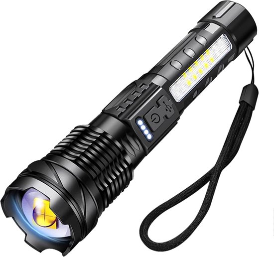 Militärtaschenlampe – Wiederaufladbare Militärtaschenlampe – Wiederaufladbare Led-taschenlampe