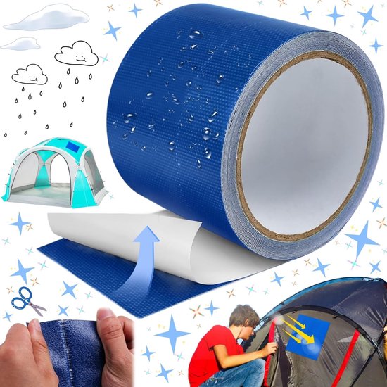 Sphproducts – Planenreparaturband – Wasserdicht – 8 Cm Breit – Hohe Klebkraft – Universell – Für Den Außenbereich – 5 Meter Lang