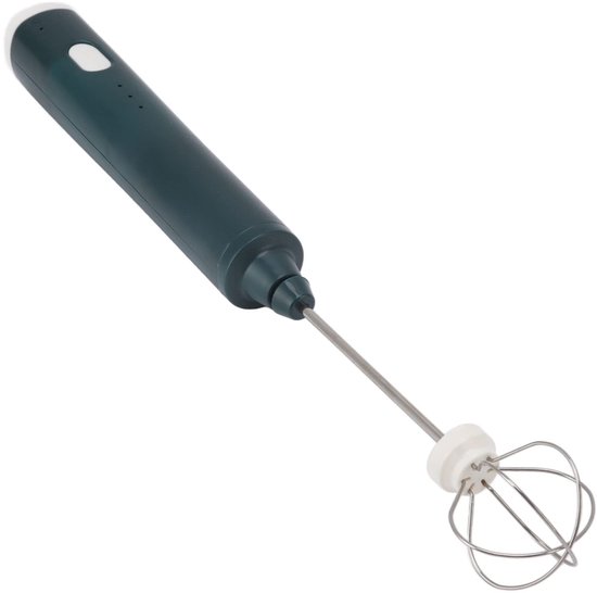 Byshayne – Elektrischer Mini-rührer – Kabelloser Schneebesen – Küchenmixer Mit 3 Rührmodi – Schwarzgrün – Schneebesen Aus Edelstahl – Geeignet Für...