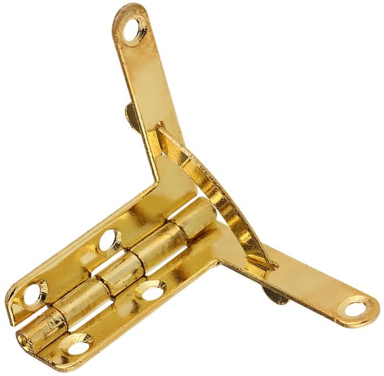 Imstore - Mini-scharniere - Dekorative Holzbox - 20 Stück - Gold - Verstärkung - Für Schmuck Und Geschenke - 90 Grad