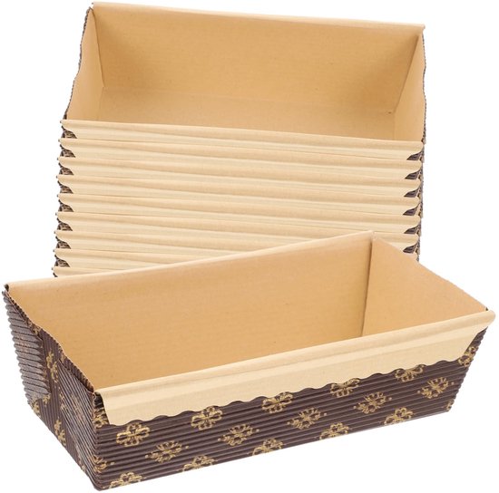 Dailygoods Papierbackformen 25 Stück Kuchenformen Cupcake-formen Brotformen Nachhaltiges Papier Dekoratives Aussehen Kleine Kuchenformen