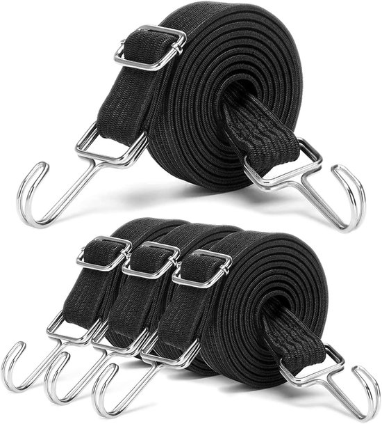 Gummiband Mit Haken – Hohe Zugkraft – 4er-set – 200 Cm