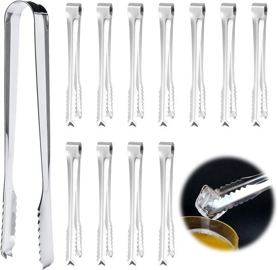 Eiszange Aus Edelstahl – Langlebig Und Multifunktional – 12er-set