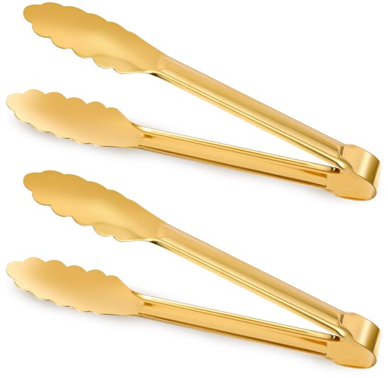 Küchenzange Aus Edelstahl – 2er-set – 24,5 Cm