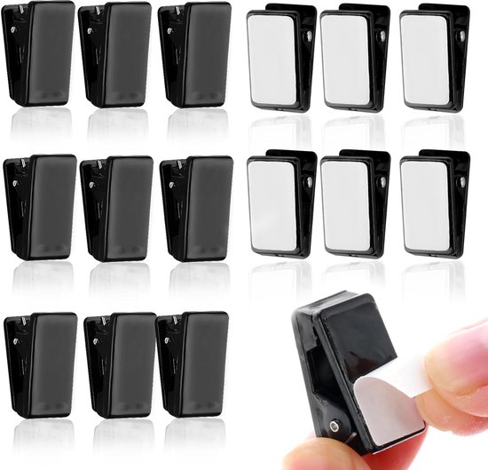 Selbstklebende Clips – Robust Und Praktisch – 15er-set – Abs-kunststoff