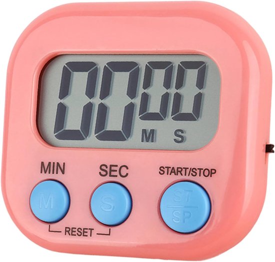Digitaler Küchentimer – Countdown-timer – Kochen Und Mehr – Magnetisch Mit Ständer – Kompakte Größe – Verschiedene Farben