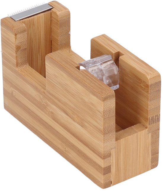 Store 7 Klebebandabroller Mini-klebebandabroller Aus Holz Kompakt Und Tragbar Geeignet Für Transparentes Und Dekoratives Klebeband Ideal Für