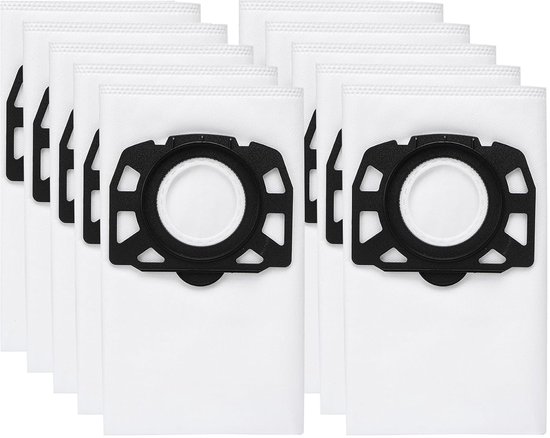 10 Staubbeutel Passend Für Kärcher Wd2 Plus, Wd3s, Wd 3 S, Wd 3 V, Se4001, Se4002 – Zubehör Für Bausauger – Staubsaugerbeutel