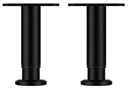 Dailygoods – Verstellbare Beine – Bettfüße – 2er-set – Höhe 18–32 Cm – Kohlenstoffstahl – Tragkraft 300 Kg – Möbelbein