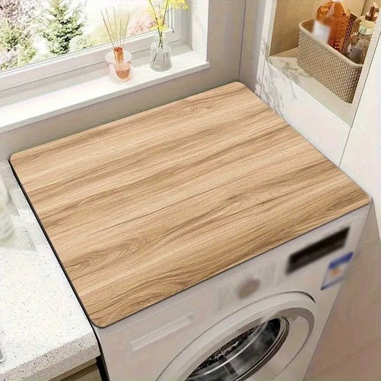 Waschmaschinenmatte – 50 X 60 Cm – Universal – Holzoptik