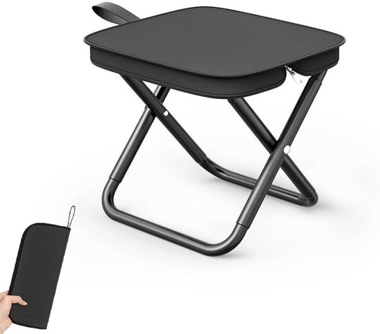 Faltbarer Campinghocker – Stabiler Und Tragbarer Kleiner Hocker Mit Aufbewahrungstasche Für Unterwegs – Wandern – Garten – Angeln – Grillen – Strand