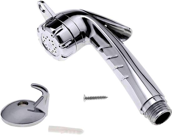 Dailygoods – Duschkopf Mit Abschaltfunktion – Handbrause – Bidet – 1/2-zoll-duschkopf – Campingdusche – Hochwertiger Abs-kunststoff – Chrom-design