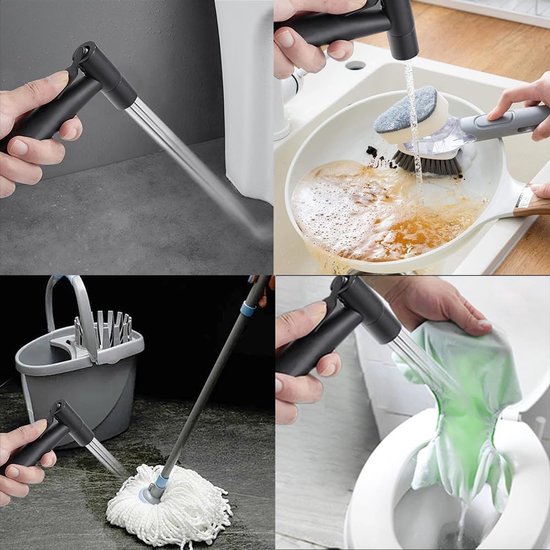 Dailygoods Edelstahl Bidet Handbrause Bidet Sprühkopf Wassersparender Duschkopf Wc Reinigung Umweltfreundlich Ein Knopf Bedienung