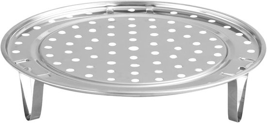 Dampfeinsatz, Edelstahl-dampfgarrost Mit Abnehmbarem Fuß – 18 Cm – Gesundes Kochen