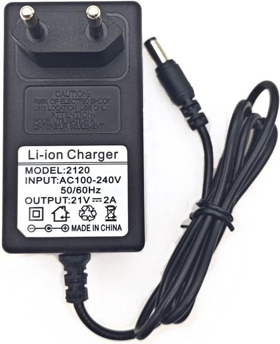 Universelles 21v 2a 42w Ac/dc-adapter-ladegerät Mit Kontrollleuchte Und Sicherheitsfunktionen