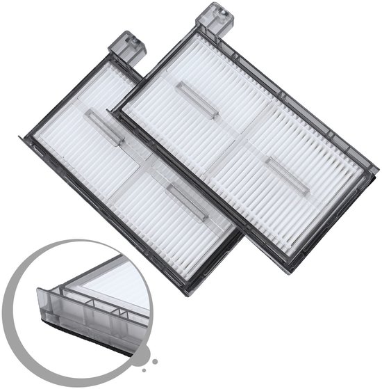 2 Ersatzfilter, Passend Für Zubehör Des Eufy Saugroboters X8pro