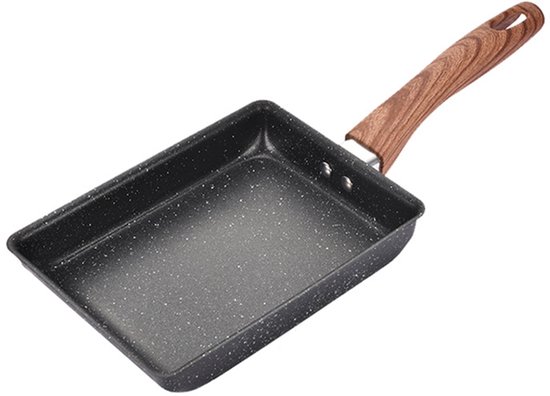 Tamagoyaki-pfanne Induktionsgeeignet Mit Silikonspatel Antihaftbeschichtet Omelettpfanne Abnehmbarer Griff Eierpfanne Japanische Pfanne Für Alle
