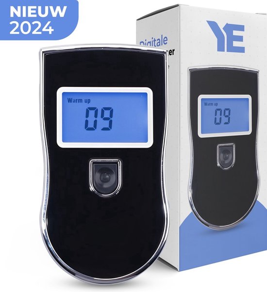 Digitales Alkoholtestgerät – Professionelles Lcd-display – Akustischer Alarm – Blutalkoholanalyse – Atemalkoholtest