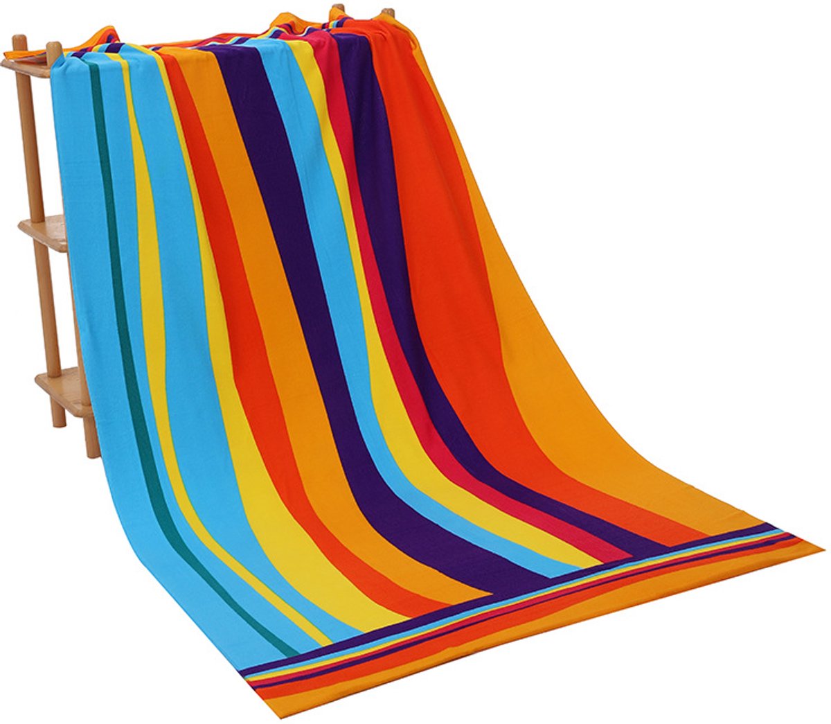 Strandtuch Xl – 180 X 100 Cm – Schnelltrocknend Und Super Saugfähig – Leichtes Mikrofaser-schwimmtuch Für Erwachsene – Großes Strandtuch Für Pool Und Urlaub – Unregelmäßige Streifen