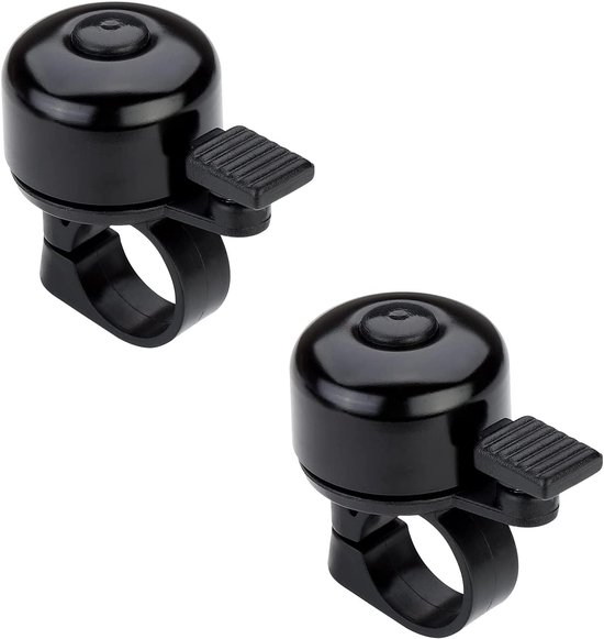 Fahrradklingel-set (2 Stück) Für Citybikes, Cruiser, Rennräder Und Mountainbikes. Geeignet Für Lenker Mit 20–24 Mm Durchmesser.
