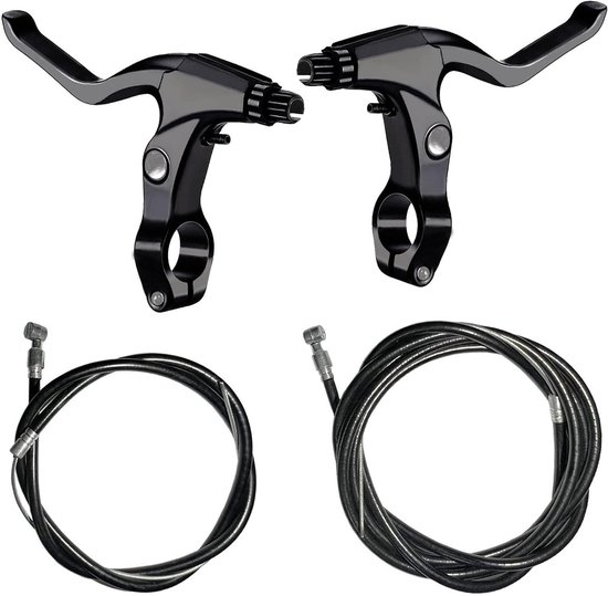 Set Mit 4 Fahrradkabeln Und Bremshebeln, Aluminium-bremshebel Für Mountainbikes Und Rennräder, Unisex Und Langlebig