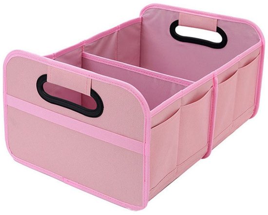 Kofferraum-organizer Faltbare Aufbewahrungsbox Handschuhfach Mit Verstärktem Boden Und Komfortablem Griff Faltbares Autozubehör Mit Mehreren 47 X 33