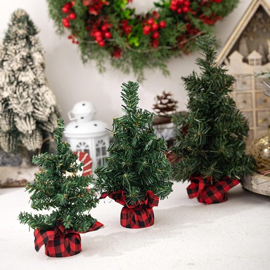 Weihnachtsbaum Mini-weihnachtsbaumschmuck Weihnachtsbaum Mit Ständer Und Festlicher Dekoration Für Drinnen In Wohnzimmer Esszimmer Bar Oder Für