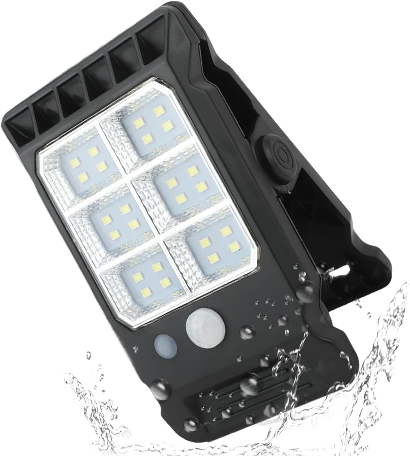 Solarbetriebene Außenleuchten Mit Klemme – Solarbetriebene Led-außenbeleuchtung – Leuchten Mit Bewegungsmelder – Wasserdichte Stimmungsbeleuchtung – Zur Wandmontage