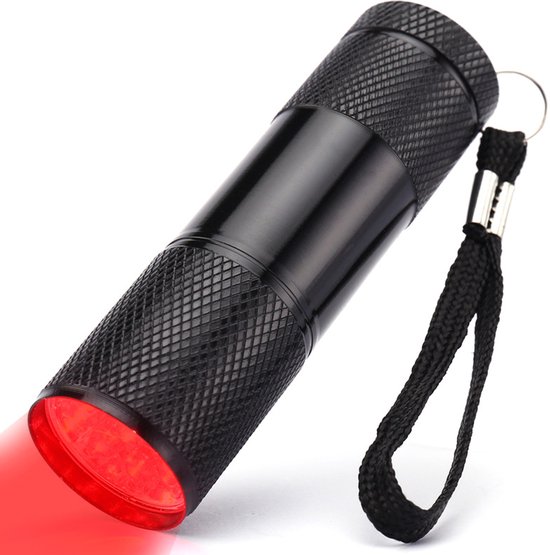 Mini-taschenlampe Mit Rotlicht, Leistungsstarke Rote Taschenlampe